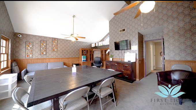 first light recovery facility group therapy room